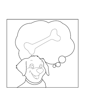 Dog Coloring Sheet