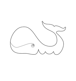 Printable Dolphine Coloring Page  – fun and educational printable for children
