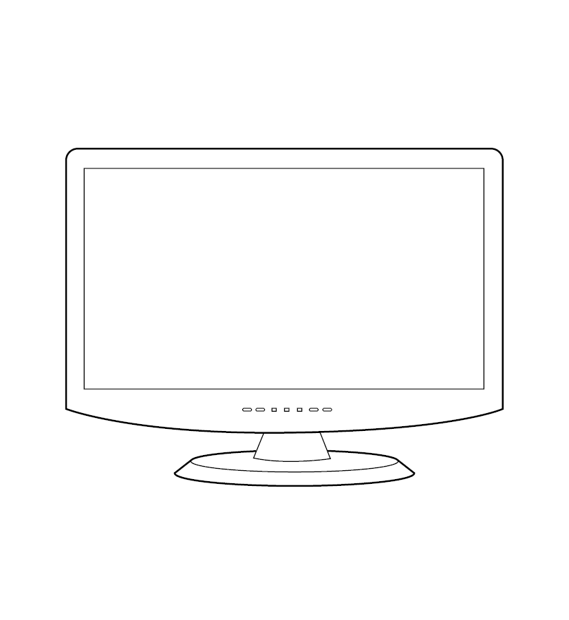 Free Printable Television Coloring Page – Fun for Kids