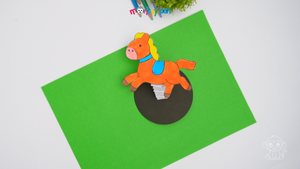 Jumping Horse Craft Step 13