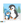 Color-by-number worksheet of a penguin with a scarf – free download for kids to color feathers, scarf, and snowy background.
