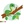 Color-by-number worksheet of a snake on a tree branch – free download for kids to color scales, branch, and surrounding leaves.
