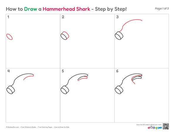 How to Draw a Hammer – Step-by-Step Tool Drawing for Kids
