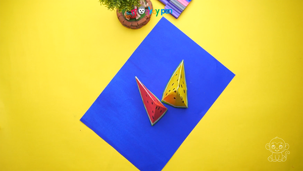 Watermelon Slice Craft Step 15