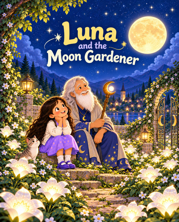 LUNA AND THE MOON GARDENER | Free Children Book from Monkey Pen