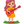 Color-by-number worksheet of a girl with a musical instrument – free download for kids to color clothes, instrument, and scene.
