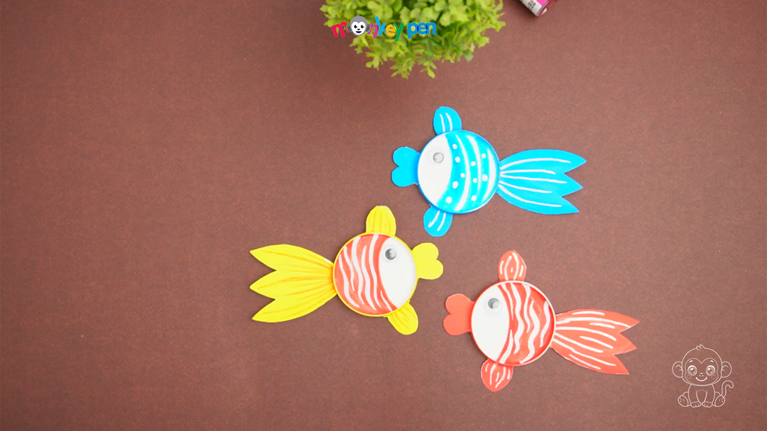 How to Make a Paper Cup Fish | Easy Crafts for Kids