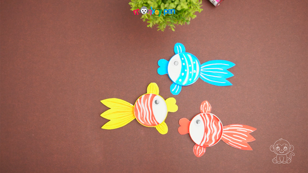 Paper Cup Fish Craft 16