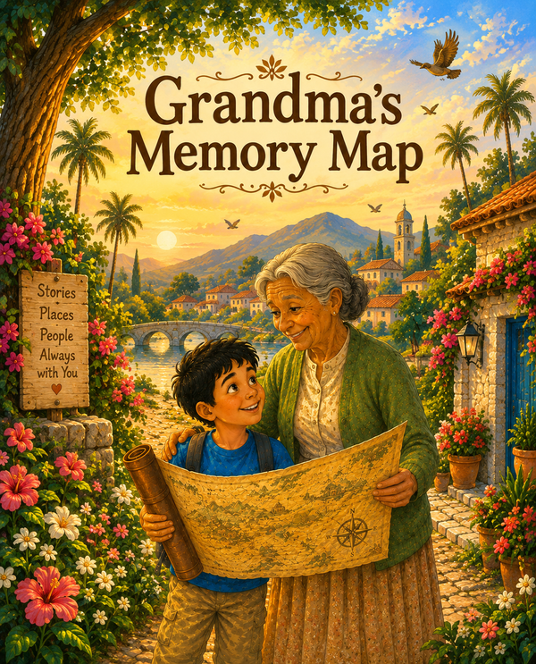 GRANDMA'S MEMORY MAP | Free Children Book from Monkey Pen