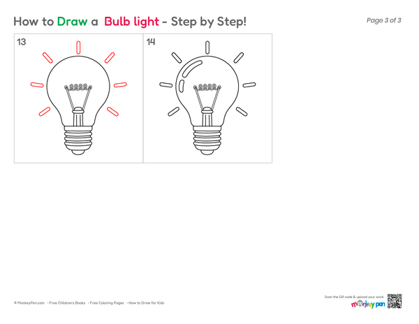 Simple bulb sketch for beginners