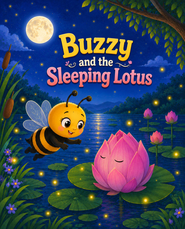 BUZZY AND THE SLEEPING LOTUS | Free Children Book from Monkey Pen