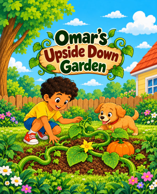 OMAR'S UPSIDE-DOWN GARDEN | Free Children Book from Monkey Pen