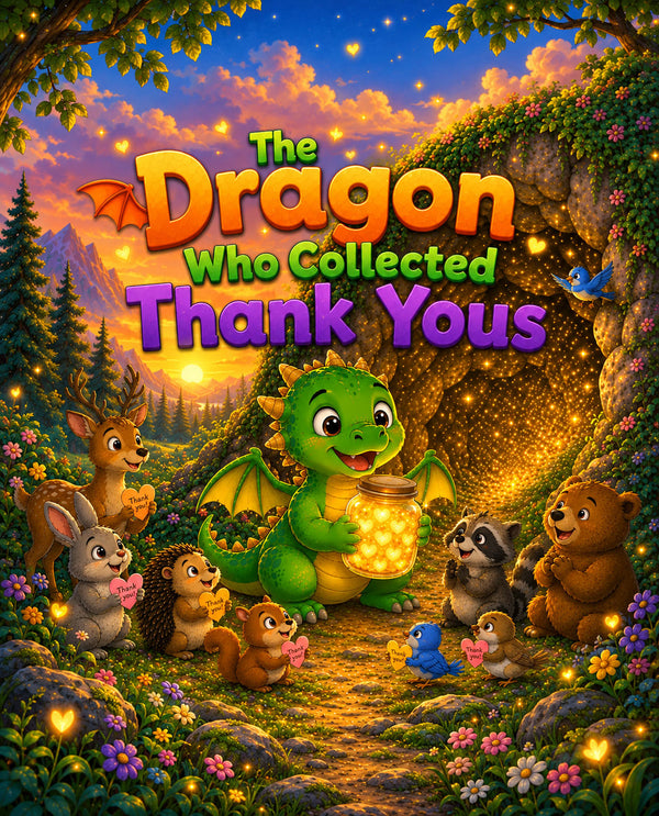 THE DRAGON WHO COLLECTED THANK YOUS | Free Children Book from Monkey Pen