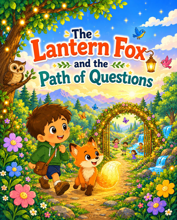 THE LANTERN FOX AND THE PATH OF QUESTIONS | Free Children Book from Monkey Pen