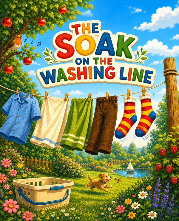 THE SOCK ON THE WASHING LINE | Free Children Book from Monkey Pen