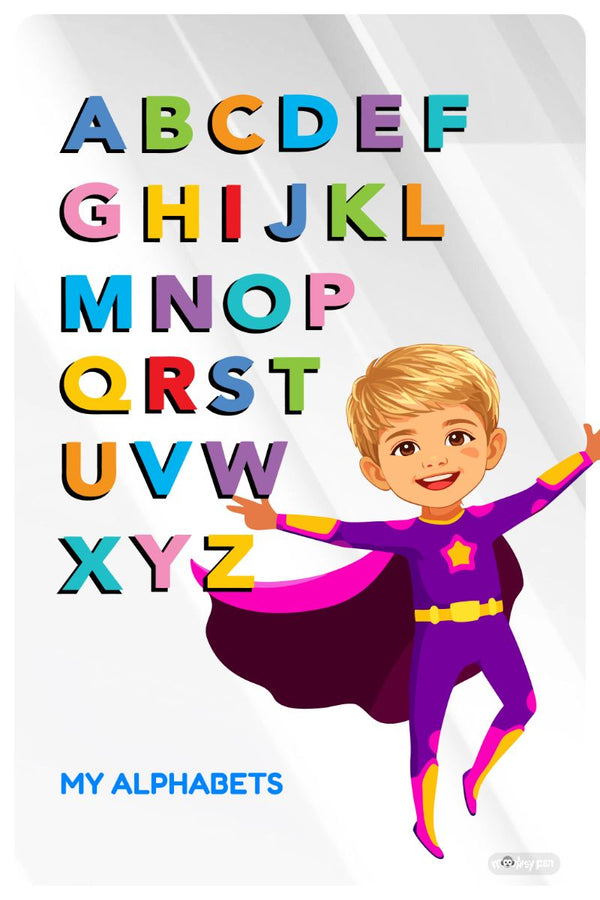 Personalized Kids Alphabet Posters.