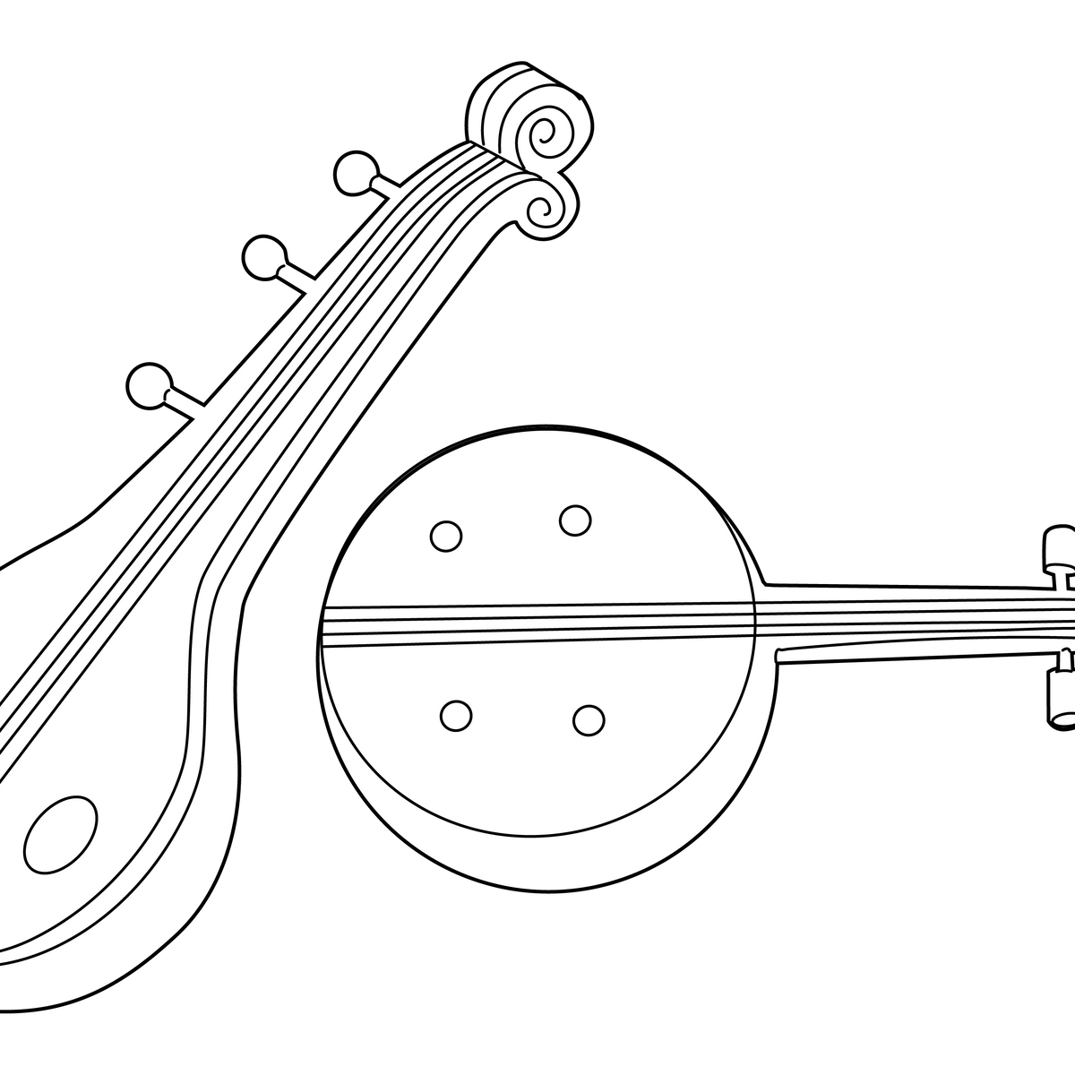 Downloadable Musical Instruments | Free Coloring Book