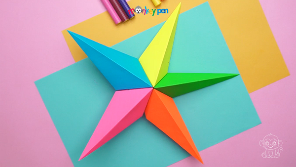 Paper Star Craft Step 20