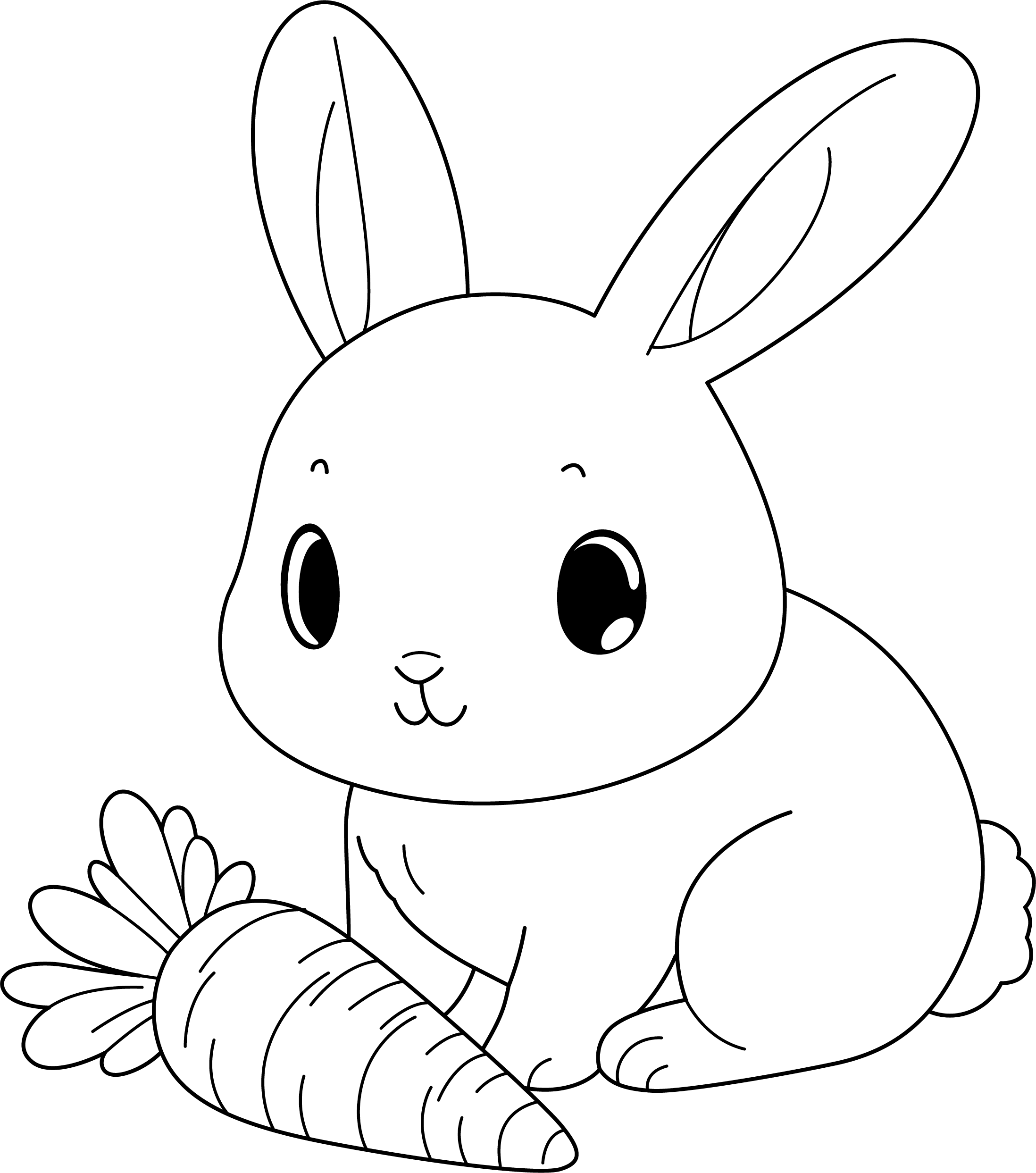 Printable Rabbit Coloring Page