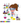 Color-by-number worksheet of a young girl scientist – free download to color her outfit, lab gear, and background elements.

