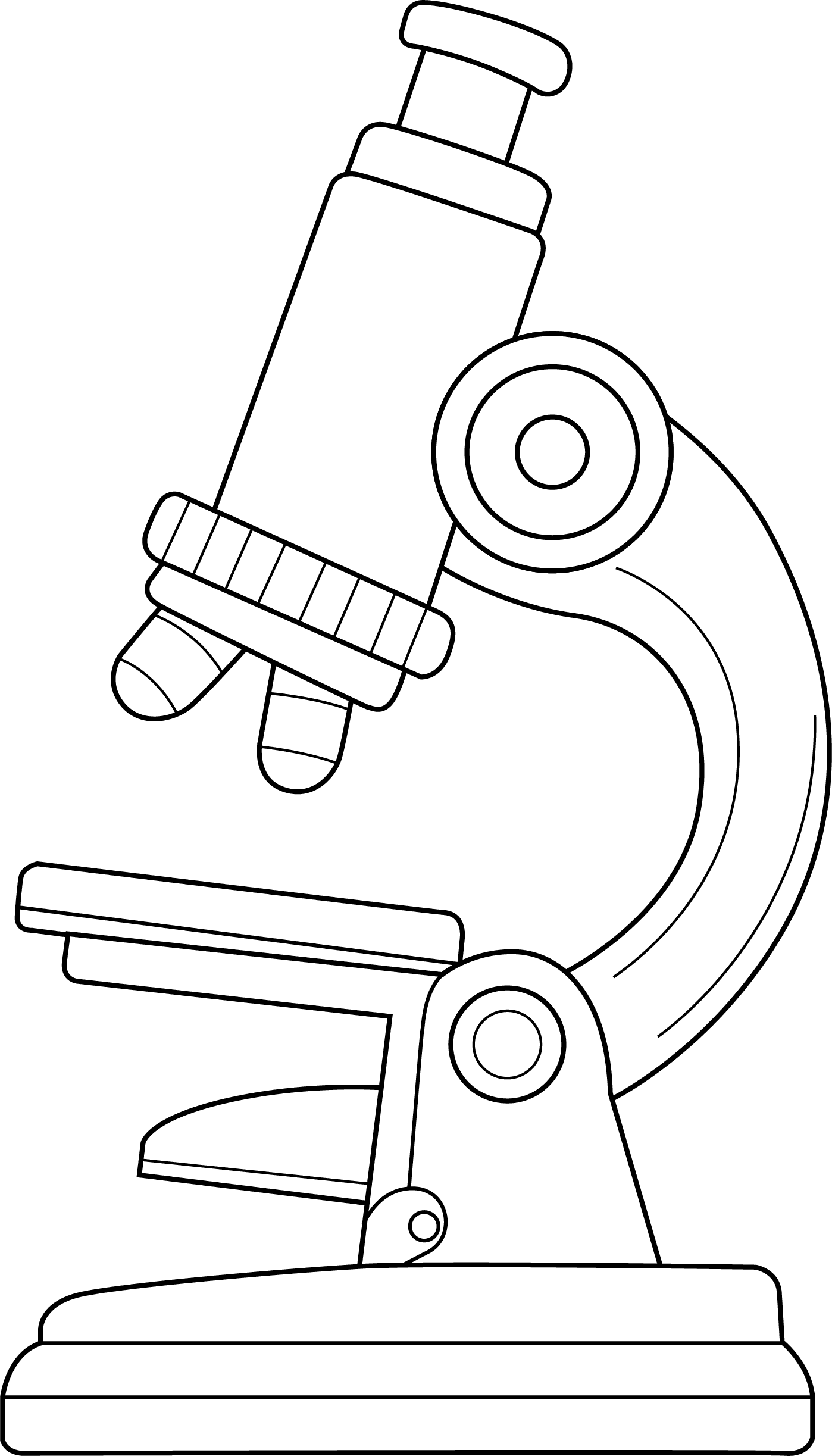 Microscope Coloring Page