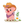 Downloadable color-by-number worksheet of a piglet beside a flower plant, with numbered areas for pink skin, hooves, and greenery.