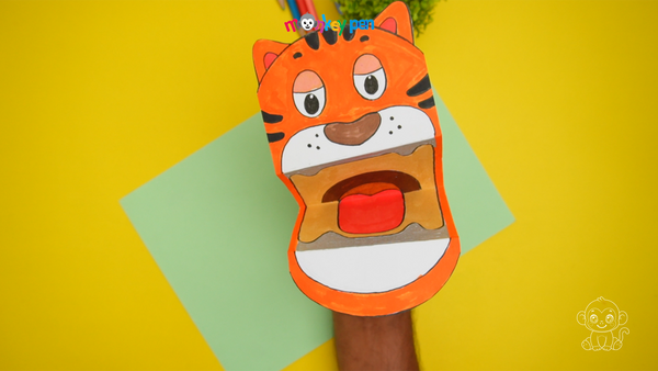 Roaring Tiger Face Craft Step 21