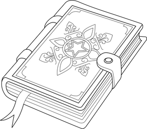 Magic Spellbook coloring page – fun and educational printable for children