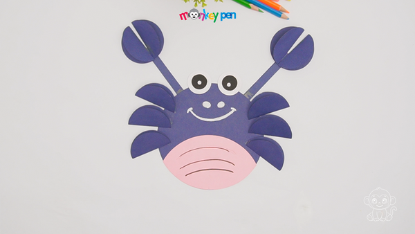 Crab Craft Step 22