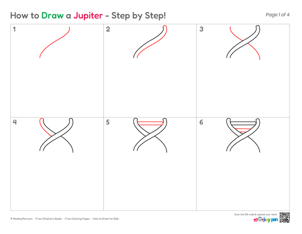 How to Draw DNA – Easy Step-by-Step Science Drawing for Kids