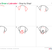 How to Draw a Labrador – Easy Step-by-Step Dog Drawing for Kids