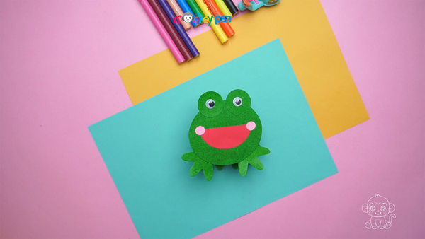 Paper Frog Craft Step 22