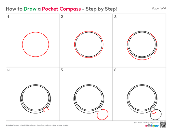 Easy navigation tool drawing for young artists.