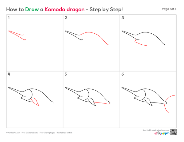 How to Draw a Swordfish – Easy Step-by-Step Ocean Animal Drawing for Kids