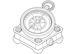 Chinese Compass Ancient Invention coloring page – fun and educational printable for children