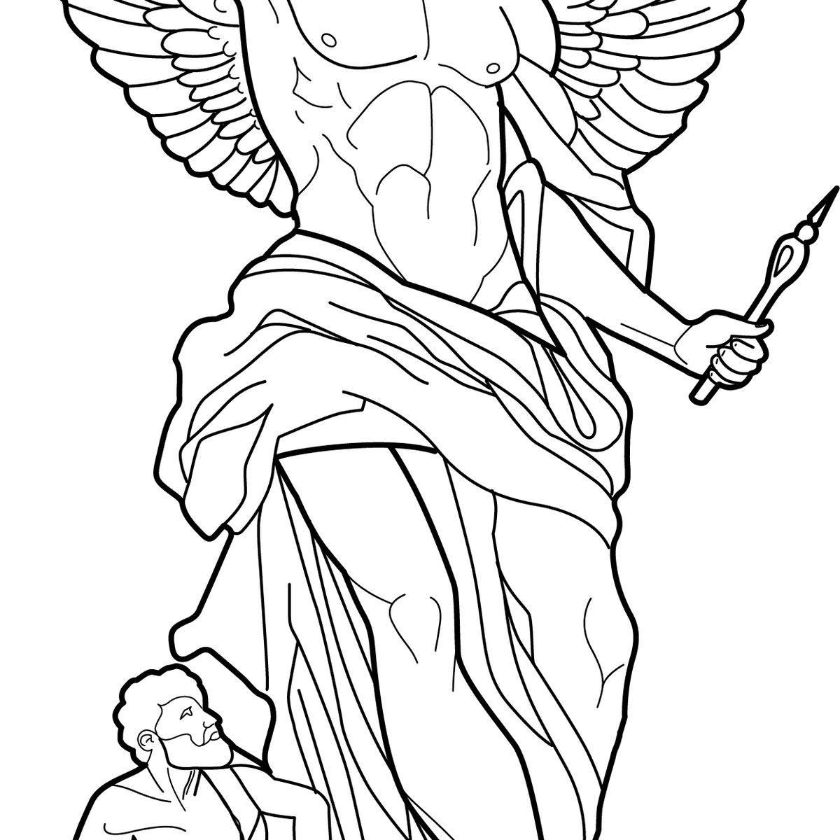 Apolo Coloring Pages Greek God Apollo Coloring Page