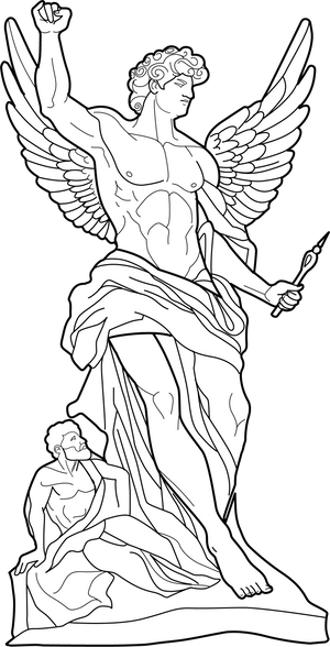Apollo Drawing Greek Gods coloring page – fun and educational printable for children