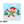 Downloadable color-by-number worksheet of a cheerful elf playing in snowy weather, with numbered areas for outfit, snow, and festive background.