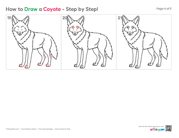 Simple wildlife art lesson for beginners and children.