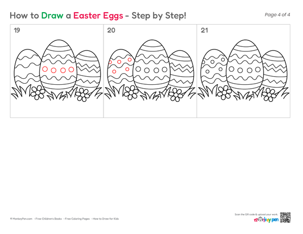 How to Draw an Easter Egg – Simple Step-by-Step Easter Drawing for Kids
