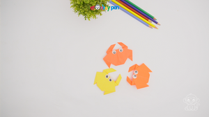 Origami Crab Craft Step 25