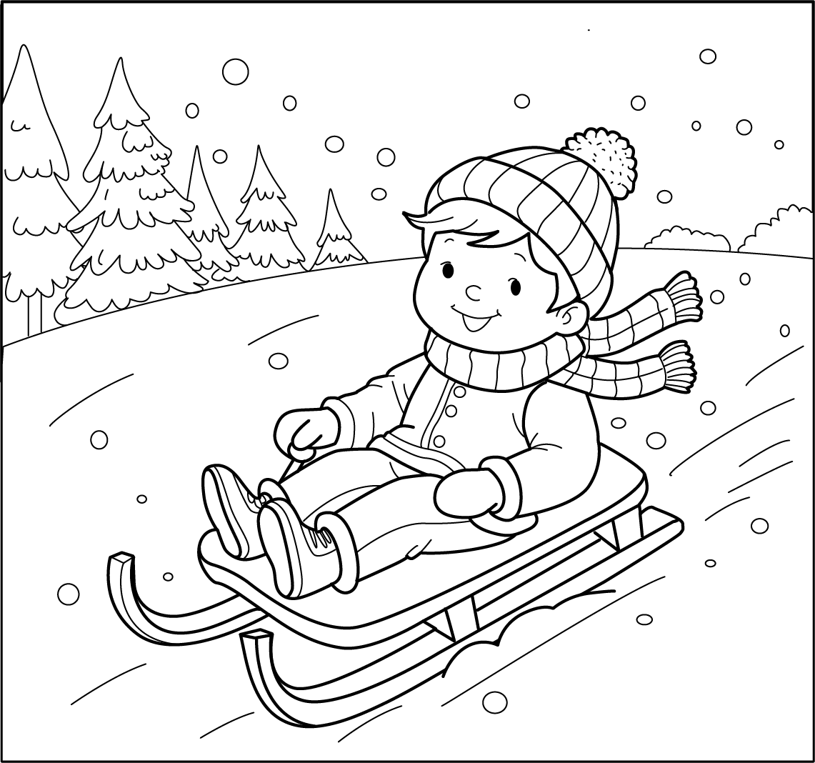 Sled Color Printable Sled To Color