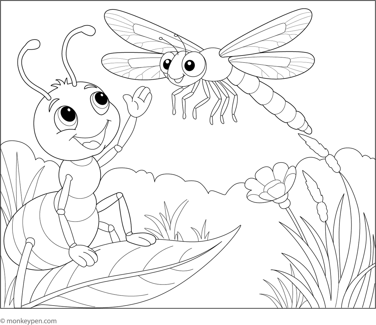 Ant Coloring Book – Fun Activity Pages for Children
