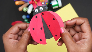 Ladybug Craft Step 26