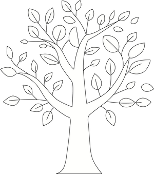 Tree Coloring Page – fun and educational printable for children
