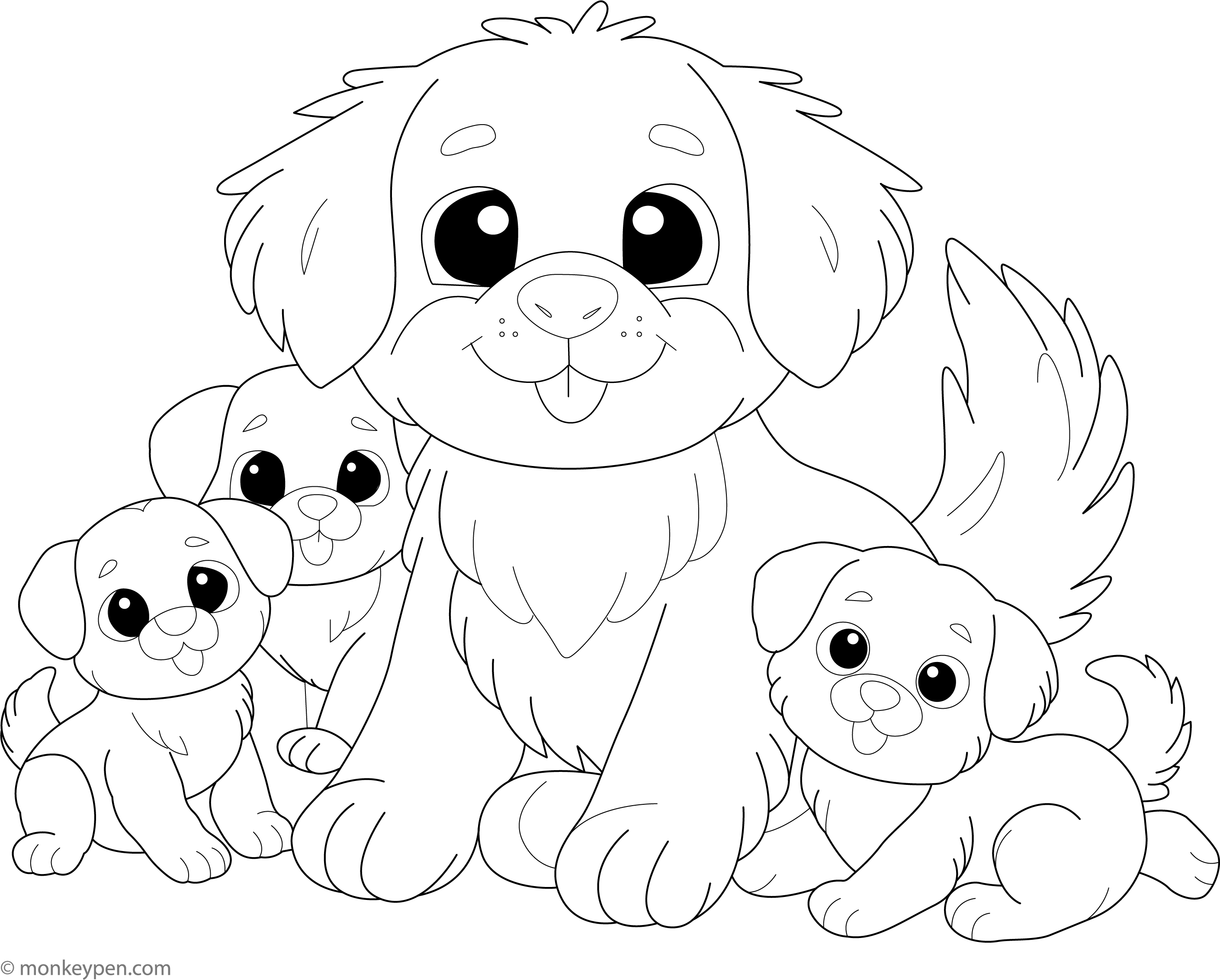 Coloring Pages Of Dogs