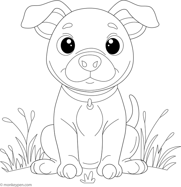 Dog Coloring Book