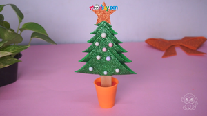 Christmas tree Craft Step 28
