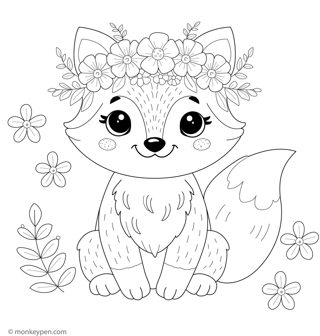 Printable Peacock Coloring Sheet with Rainbow – Free PDF