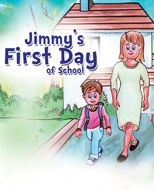 Jimmy's First Day Of School - Free Children's Story book Coverpage